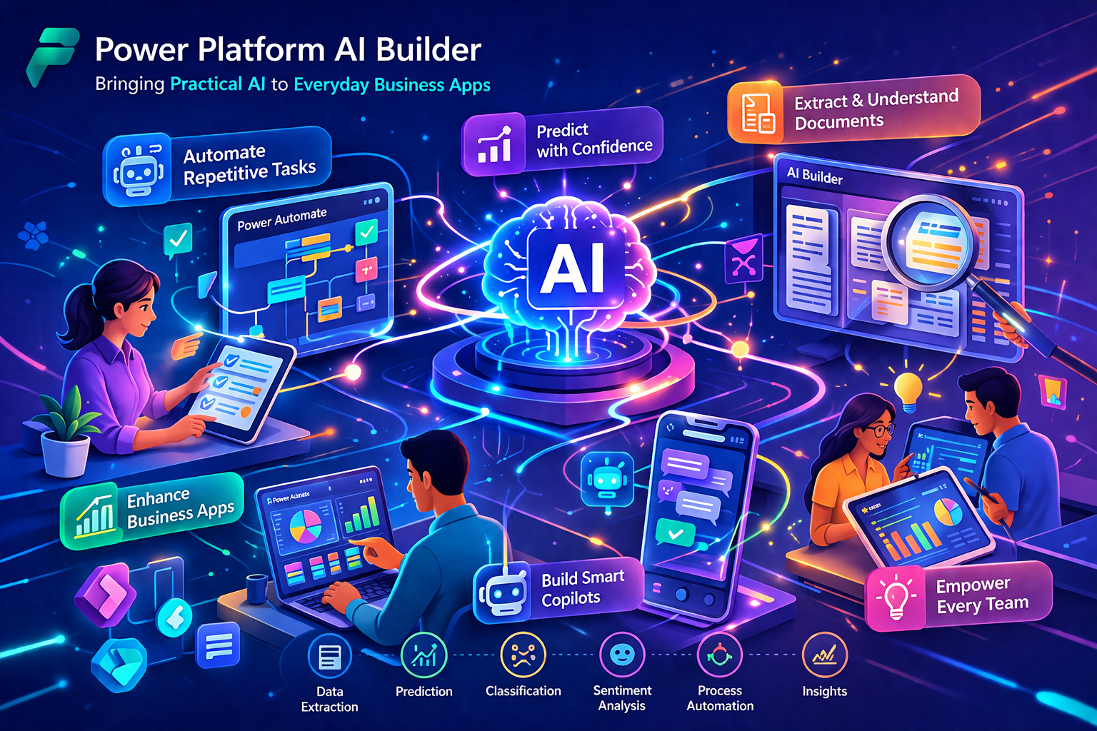 Power Platform AI Builder Bringing Practical AI to Everyday Business Apps